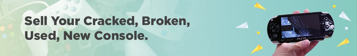 sell your broken console banner