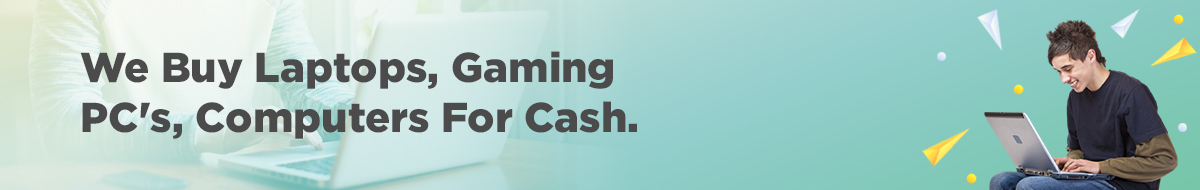 we pay cash for laptops banner